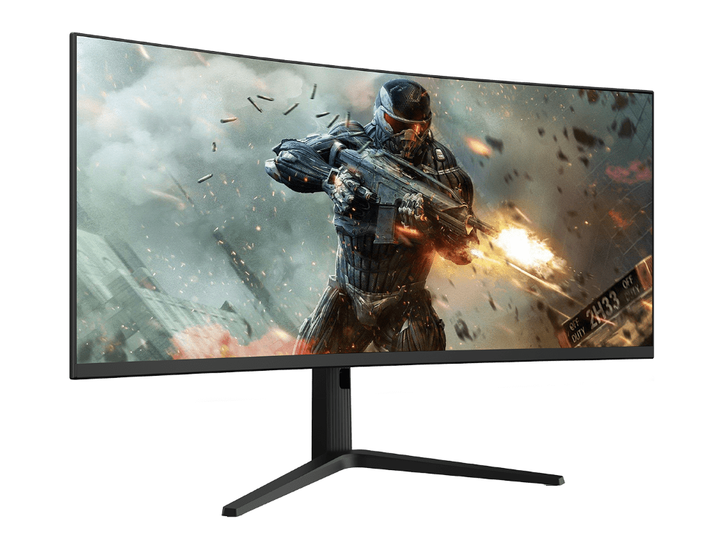 QSM 35″ Curved UWQHD 219 Ultrawide 180Hz 6ms Gaming and Office Monitor