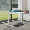 DESX Height Adjustable Electric Standing Desk | Ergonomic | Tool-Free Easy Install | White